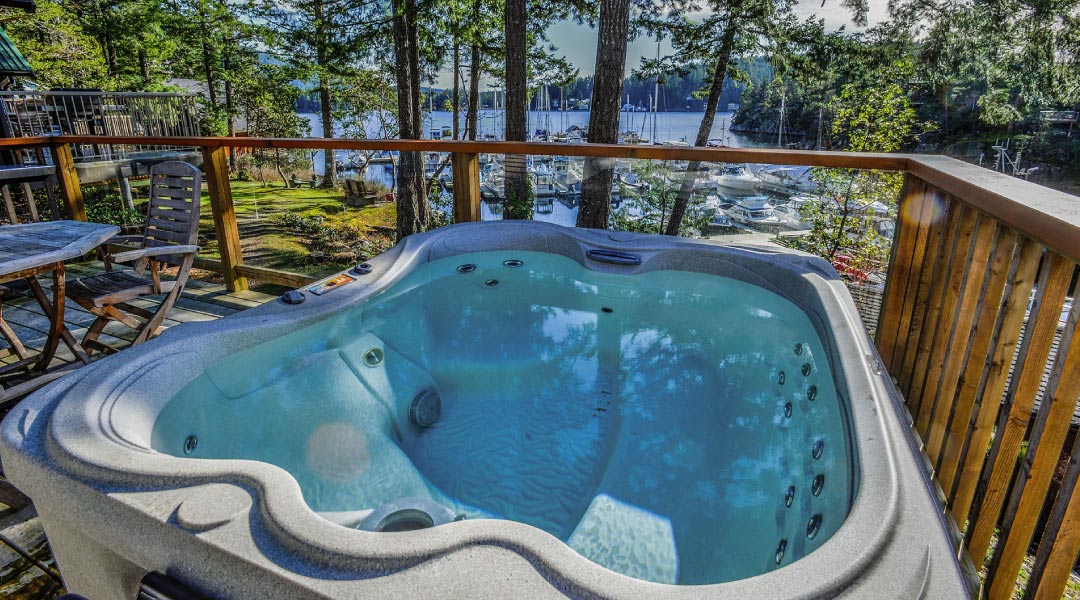 Hot Tub at Pender Harbour Resort