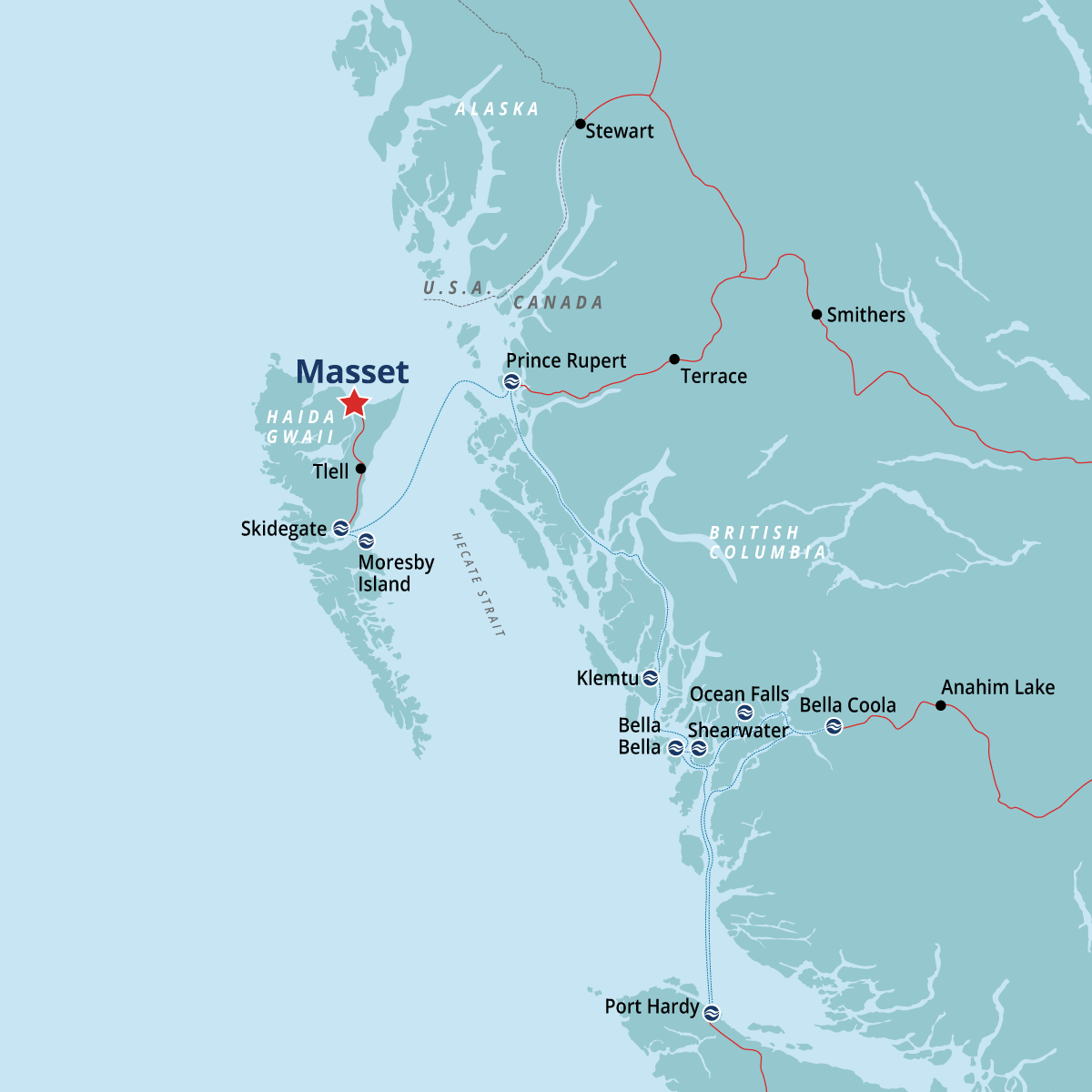 Masset Masset BC Ferries Vacations