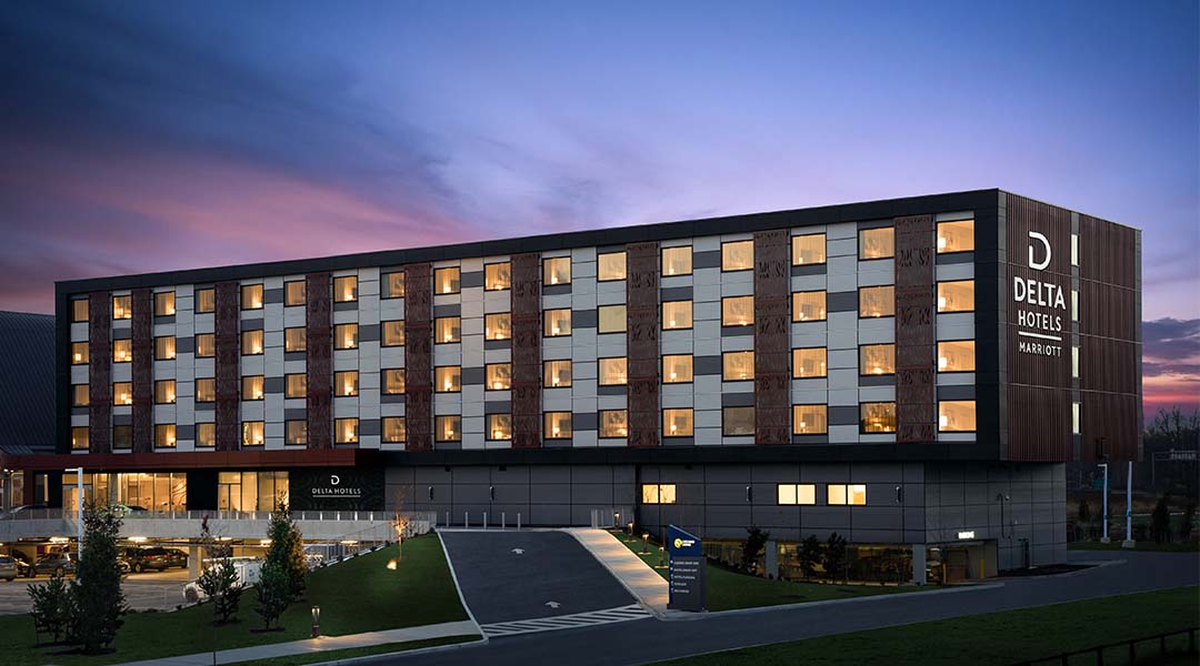 Exterior image of the Delta Hotels by Marriott Vancouver Delta