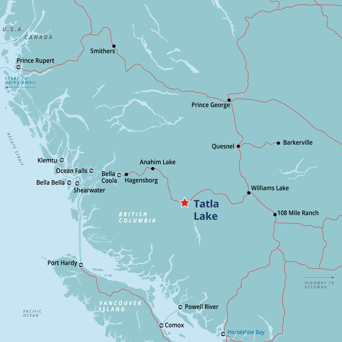 Tatla Lake Tatla Lake BC Ferries Vacations
