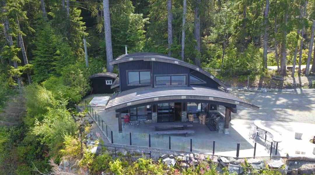 Exterior shot of the property