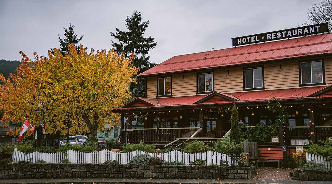 Exterior view of the Salt Spring Inn
