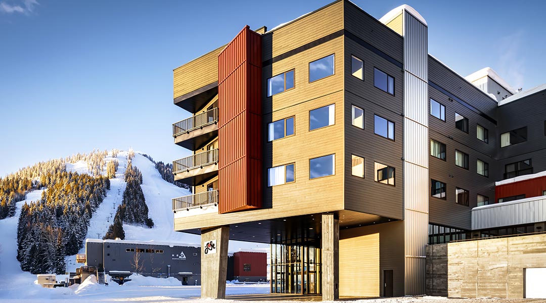 The exterior of the Josie Hotel 