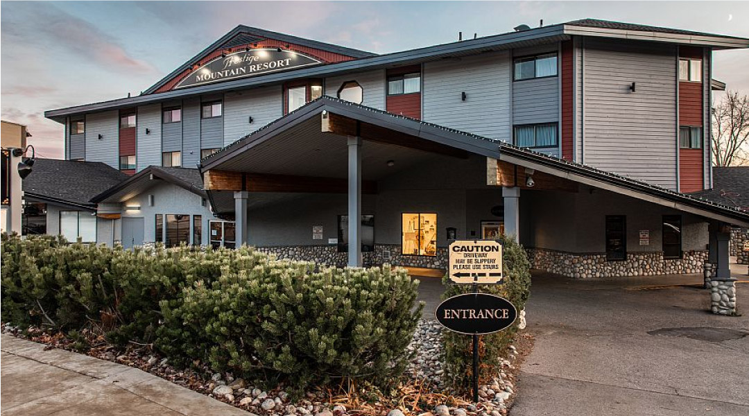 Exterior of the Prestige Mountain Resort Rossland