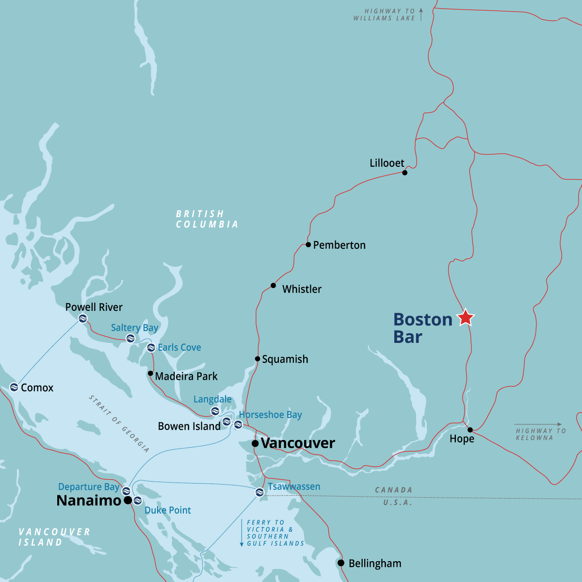 Boston Bar Boston Bar BC Ferries Vacations