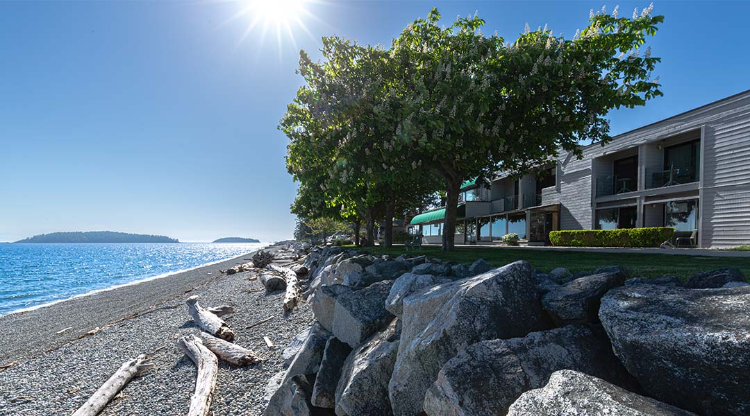 Exterior view of the Sechelt Inn