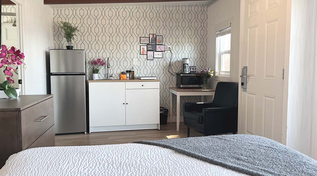 Interior of Oceanside Villas featuring a kitchenette