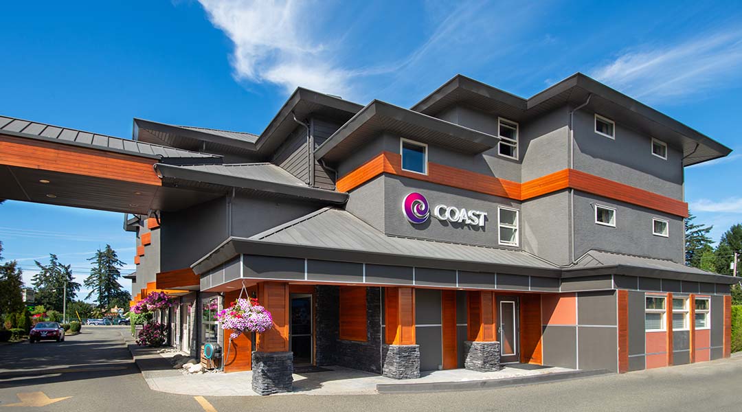 Exterior of the Coast Parksville Hotel