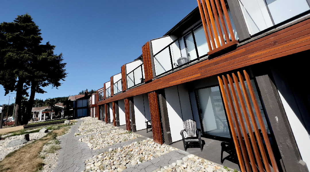 Exterior of The Oceanside a Coast Hotel 