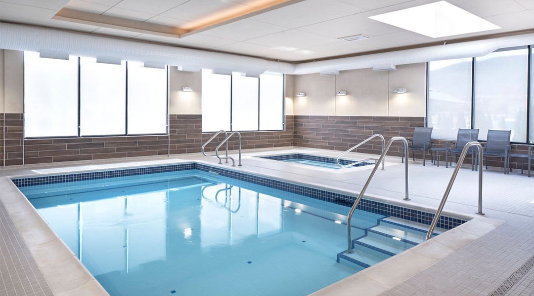 Pool at Fairfield Inn and Suites Penticton