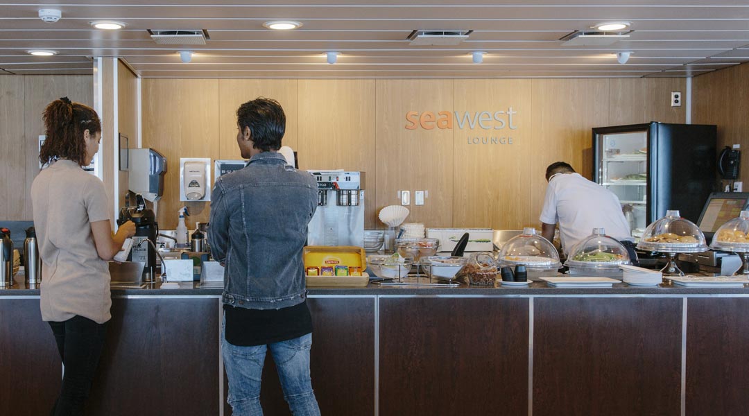 Seawest Lounge for Quiet Comfort BC Ferries