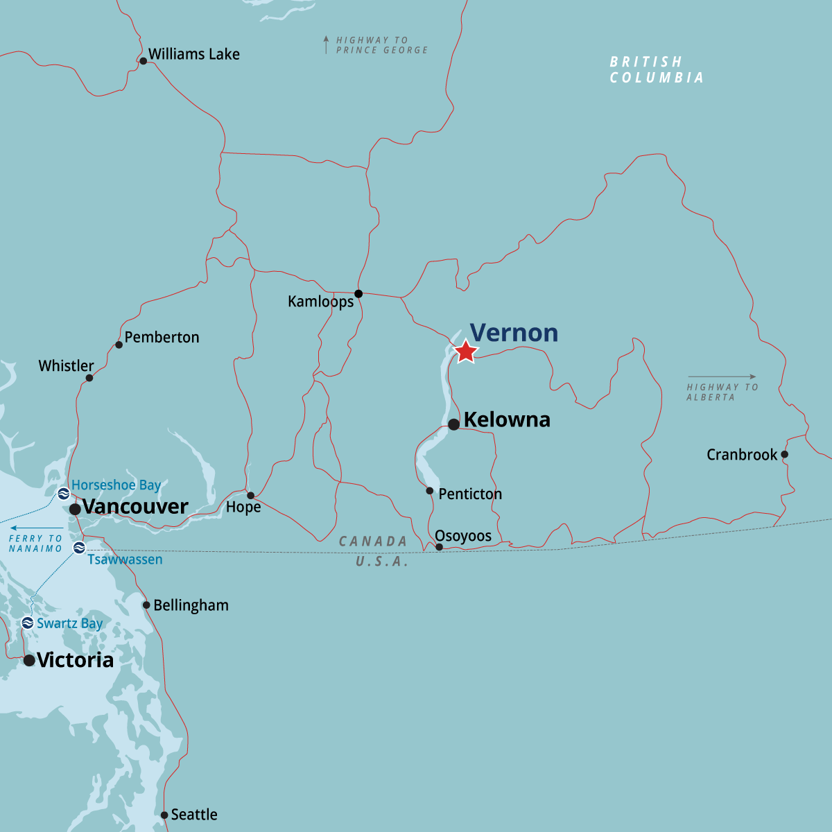 Vernon Vernon BC Ferries Vacations