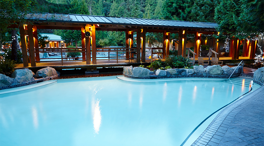 Outdoor Pool at the Harrison Hot Springs Resort
