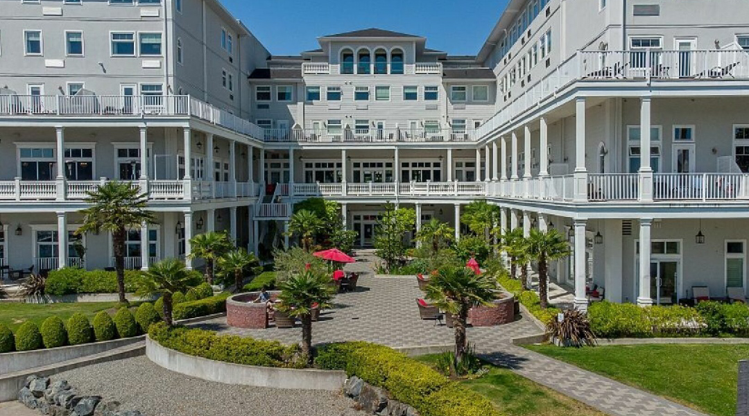 Outside view of the Prestige Oceanfront Resort Sooke Luxury Collection