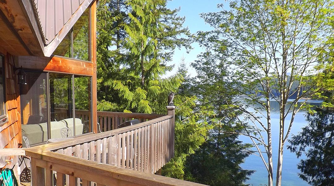 Desolation Sound Resort Balcony 