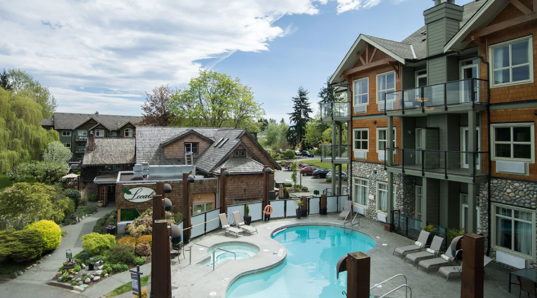 Outdoor pool at Old House Hotel & Spa
