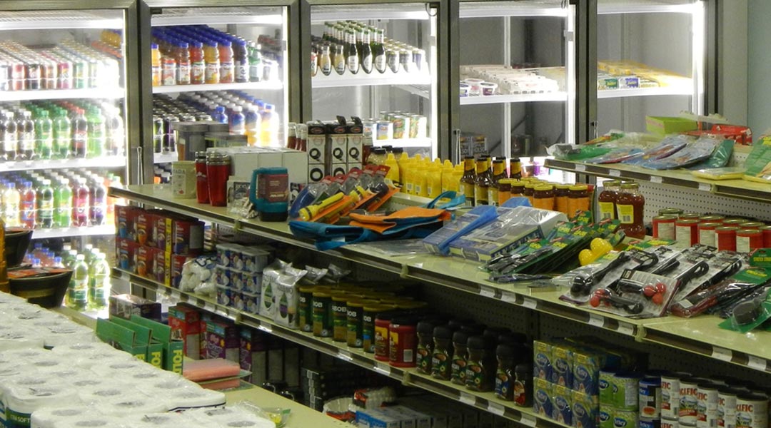 The store inside the Burnaby Cariboo RV Park and Campground in Metro Vancouver